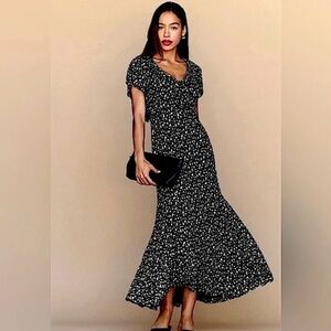 Reformation Talleen Floral Midi Dress (Size 2)